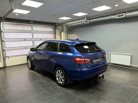 2021 Lada (ВАЗ) Vesta SW I, синий, 1215000 рублей, вид 4