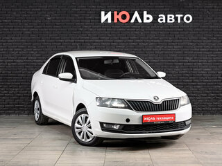2018 Skoda Rapid I Рестайлинг, белый, 1150000 рублей, вид 3