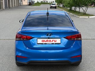 2019 Hyundai Solaris II, синий, 950000 рублей, вид 4