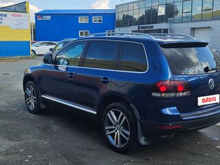 2007 Volkswagen Touareg I Рестайлинг, синий, 1000000 рублей, вид 4