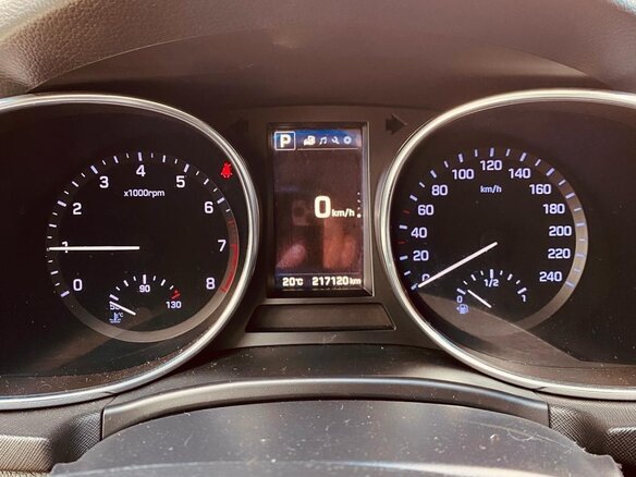 2015 Hyundai Santa Fe III, чёрный, 1850000 рублей - вид 9