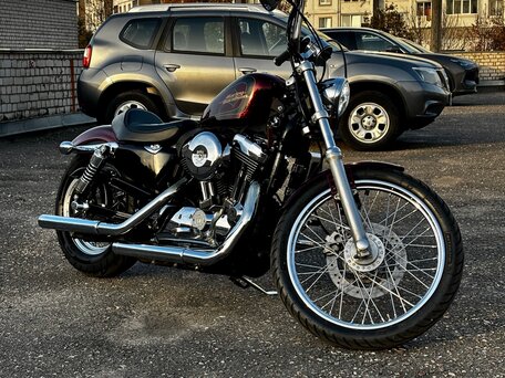 2012 Harley-Davidson Sportster 1200, красный, 660000 рублей, вид 4
