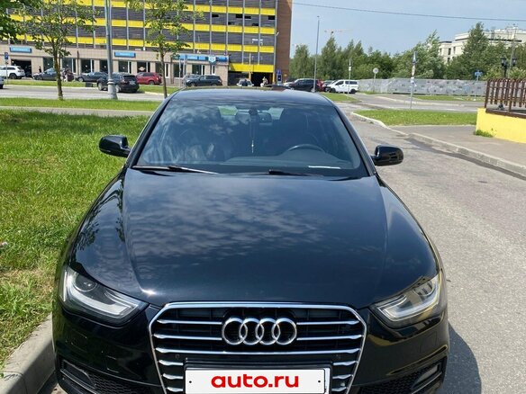 2013 Audi A4 IV (B8) Рестайлинг, чёрный