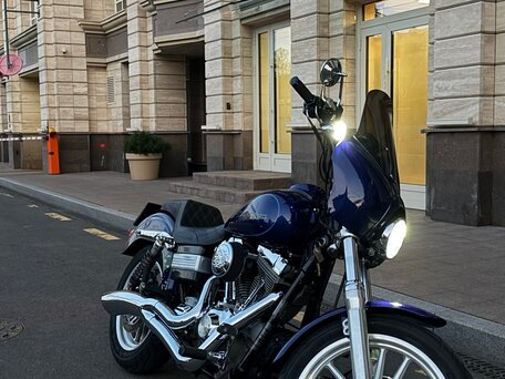 2006 Harley-Davidson Dyna Super Glide, синий, 780000 рублей, вид 3