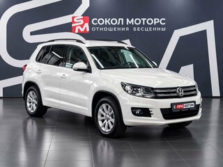 2013 Volkswagen Tiguan I Рестайлинг, белый, 1169900 рублей, вид 1