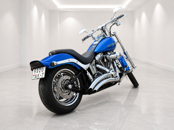 2005 Harley-Davidson Softail Standard, синий, 870000 рублей - вид 5