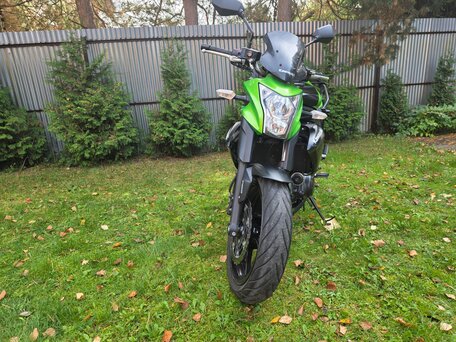 2013 Kawasaki ER-6N, зелёный, 499000 рублей, вид 4