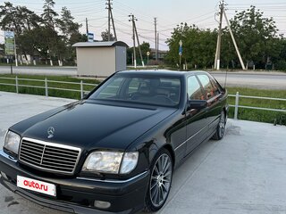 1995 Mercedes-Benz S-Класс 600 Long III (W140), чёрный, 1600000 рублей, вид 1