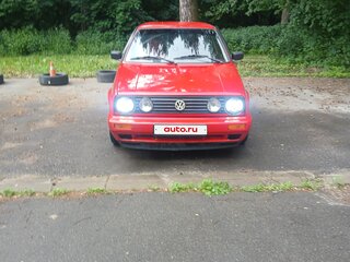 1988 Volkswagen Golf II, красный, 300000 рублей, вид 1