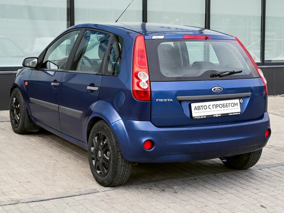 2007 Ford Fiesta Mk5, синий - вид 2