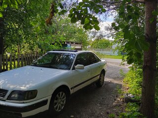 1992 Audi 100 IV (C4), белый, 130000 рублей, вид 1