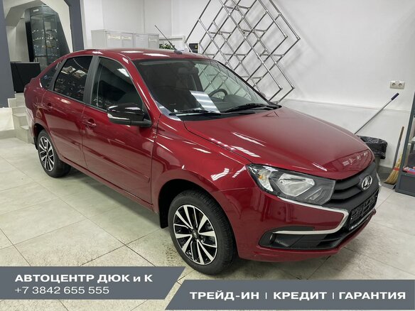 2026 Lada (ВАЗ) Granta I Рестайлинг, красный, 1369400 рублей - вид 2