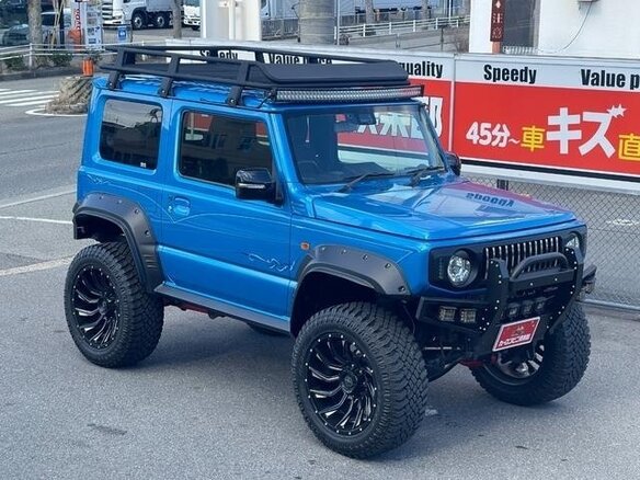 2020 Suzuki Jimny Kei car IV, голубой, 1070444 рублей - вид 1