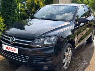 2010 Volkswagen Touareg II, чёрный, 1600000 рублей, вид 2
