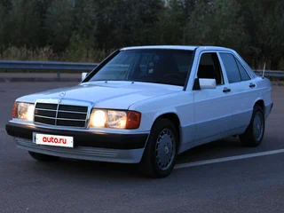 1992 Mercedes-Benz 190 (W201), белый, 980000 рублей, вид 1