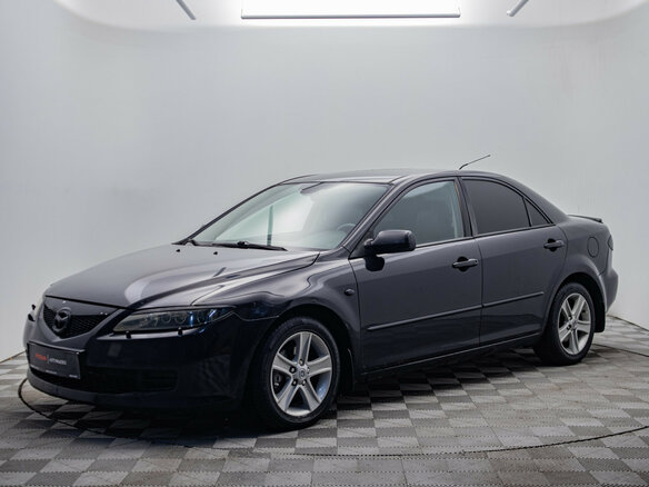 2006 Mazda 6 I (GG) Рестайлинг, чёрный