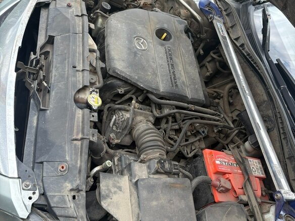 2005 Mazda 6 I (GG) Рестайлинг, серебристый, 300000 рублей - вид 12