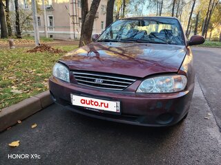 2008 Kia Spectra I Рестайлинг 2, красный, 180000 рублей, вид 2