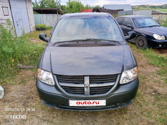 2002 Dodge Caravan 4-speed IV, синий, 335000 рублей