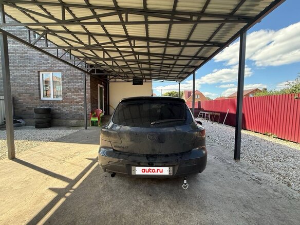 2008 Mazda 3 I (BK) Рестайлинг, чёрный, 365000 рублей - вид 3
