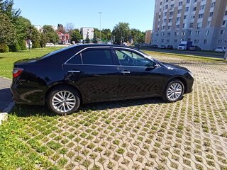 2015 Toyota Camry VII (XV50) Рестайлинг, чёрный, 1800000 рублей, вид 5