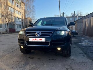 2006 Volkswagen Touareg I, чёрный, 850000 рублей, вид 1