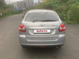 2014 Lada (ВАЗ) Granta I, серебристый, 725000 рублей, вид 4