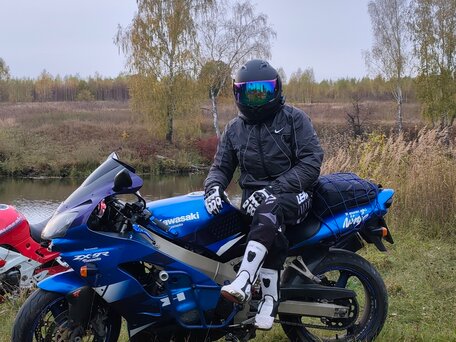 2000 Kawasaki ZX-9R Ninja, синий, 440000 рублей, вид 1