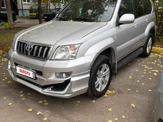 2003 Toyota Land Cruiser Prado 120 Series, серебристый, 1950000 рублей, вид 1