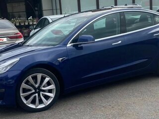 2019 Tesla Model 3 Standart I, синий, 1450000 рублей, вид 3