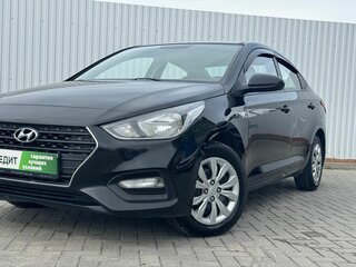 2017 Hyundai Solaris II, чёрный, 1175000 рублей, вид 2