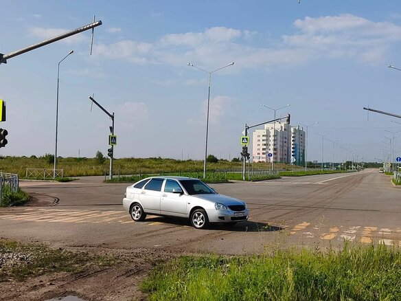 2012 Lada (ВАЗ) Priora I, серебристый, 340000 рублей - вид 9