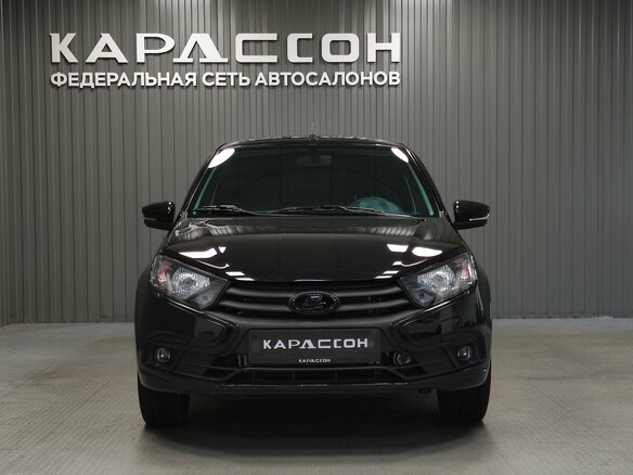 2022 Lada (ВАЗ) Granta I Рестайлинг, чёрный, 643000 рублей - вид 2