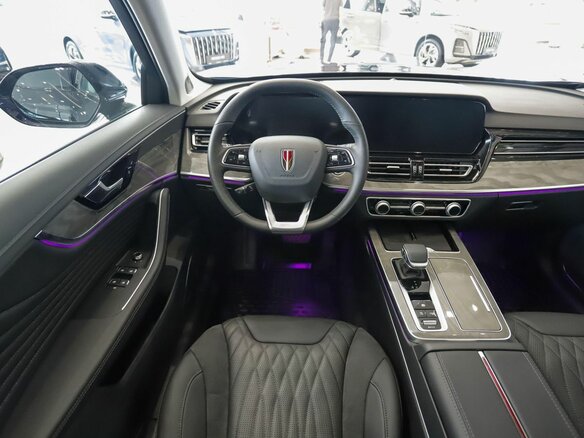 2024 Hongqi HS5 I Рестайлинг, чёрный - вид 18