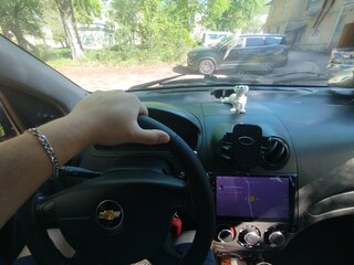 2009 Chevrolet Aveo I Рестайлинг, чёрный, 380000 рублей, вид 3