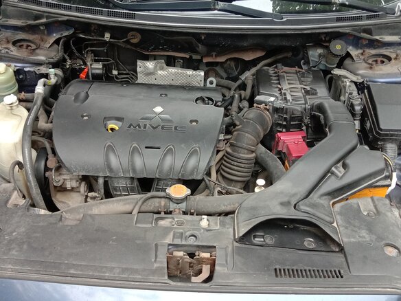 2008 Mitsubishi Lancer X, синий, 570000 рублей - вид 9