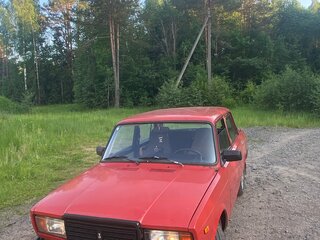 1990 Lada (ВАЗ) 2107, красный, 85000 рублей, вид 3