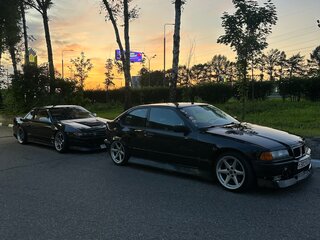 1997 BMW 3 серии Compact 316i III (E36), чёрный, 1100000 рублей, вид 3