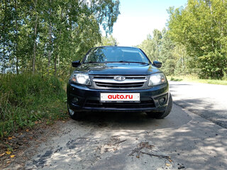 2015 Lada (ВАЗ) Granta I, синий, 350000 рублей, вид 2