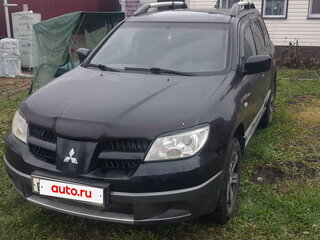 2007 Mitsubishi Outlander I, чёрный, 650000 рублей, вид 1