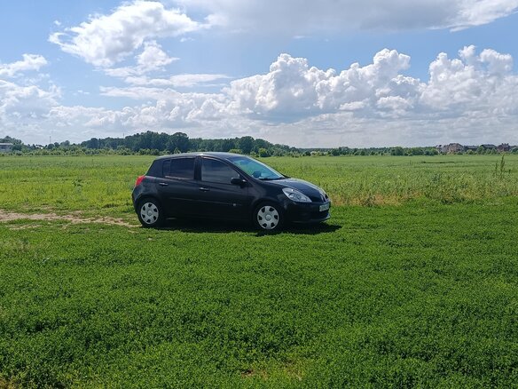 2007 Renault Clio III, чёрный, 450000 рублей - вид 3
