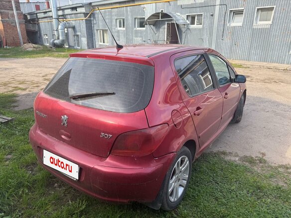 2004 Peugeot 307 I, красный, 140000 рублей - вид 2