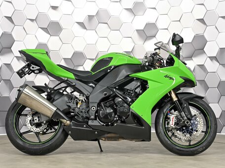 2008 Kawasaki ZX-10R Ninja, зелёный, 769000 рублей, вид 3