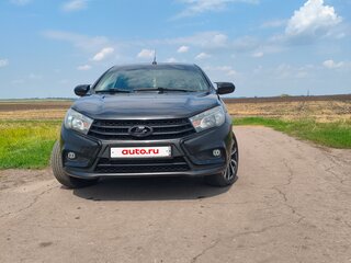 2016 Lada (ВАЗ) Vesta I, чёрный, 780000 рублей, вид 3