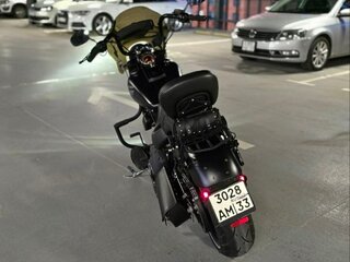 2007 Harley-Davidson Fat Boy, чёрный, 1100000 рублей, вид 2