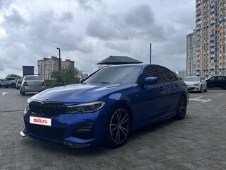 2019 BMW 3 серии 320d VII (G2x), синий, 3700000 рублей, вид 4