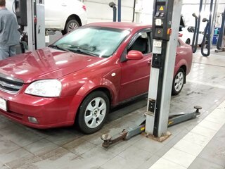 2006 Chevrolet Lacetti I, красный, 320000 рублей, вид 1