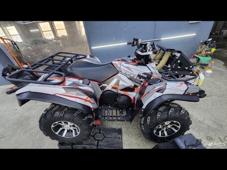 2015 Yamaha Grizzly 700, серебристый, 950000 рублей, вид 4