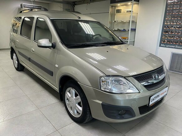 2014 Lada (ВАЗ) Largus I, бежевый - вид 2