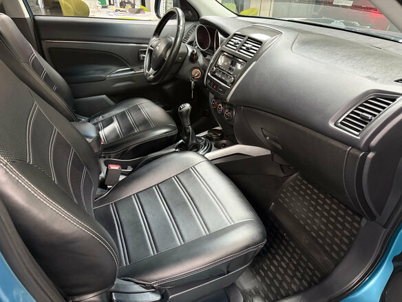 2013 Mitsubishi ASX I Рестайлинг, голубой, 998000 рублей - вид 10